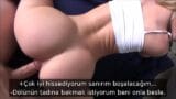 Babamın gözetiminde üvey annemle birlikte olduk.